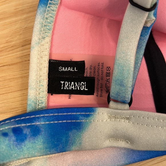 Triangl Bibi Luna Blue Tie Dye Bikini - Picture 7 of 11